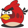 Красная птица из Angry Birds – Злые Птицы