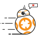 Биби-Восемь, Биби-8, ББ-8 (BB-8, BeBe-Eight) Звездные Войны (Star Wars)