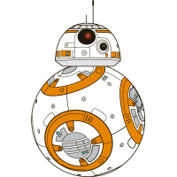 Биби-Восемь, Биби-8, ББ-8 (BB-8, BeBe-Eight) Звездные Войны (Star Wars)