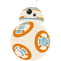 Биби-Восемь, Биби-8, ББ-8 (BB-8, BeBe-Eight) Звездные Войны (Star Wars)